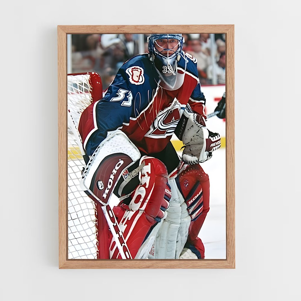 Poster Gardien Rouge – affiche Hockey sur glace (vue 4)